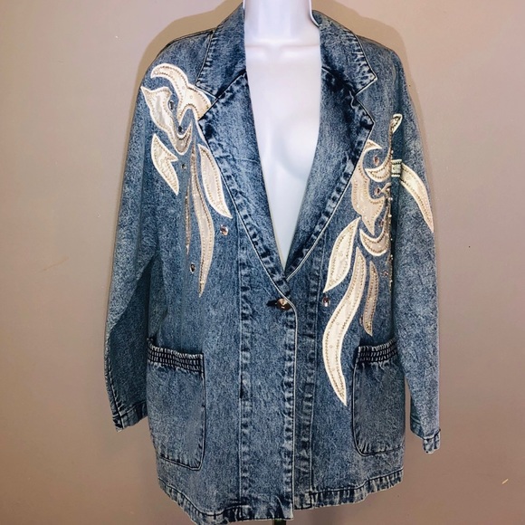 womens western jean jacket